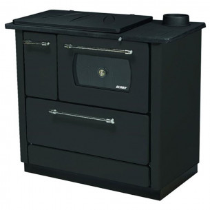 Cucina a legna Bella acciaio antracite Blinky