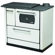 Cucina a legna Bella acciaio bianca Blinky