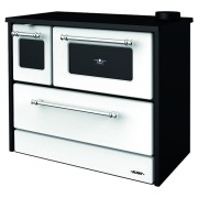 Cucina a legna Giusy acciaio bianca Blinky