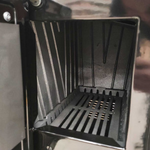 Cucina a legna Bella acciaio bianca Blinky 2