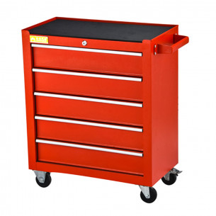Carrello porta attrezzi per officina con ruote 5 cassetti Virium JS-325