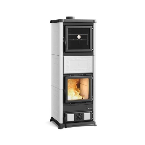 Stufa a legna Nova forno Bianco La...