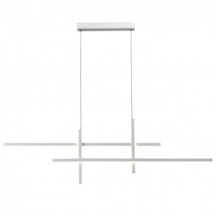 Trinidad lampadario LED integrato, 4 luci, 1900LM, bianco, Novecento ambientato 2