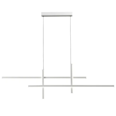 Trinidad lampadario LED integrato, 4 luci, 1900LM, bianco, Novecento