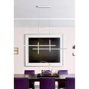 Trinidad lampadario LED integrato, 4 luci, 1900LM, bianco, Novecento ambientato