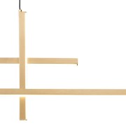 Trinidad lampadario LED alluminio nero e oro, 1900 lm, Novecento dettaglio