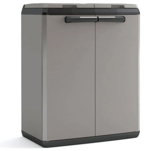 Keter armadio raccolta differenziata Split Basic grigio