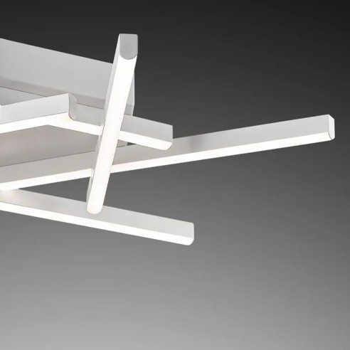 Plafoniera Trinidad LED bianco, 1685LM, Novecento dettaglio