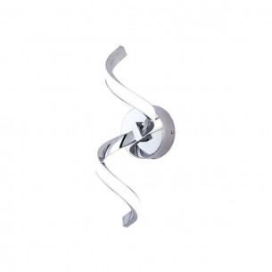 Evelin applique moderno LED, alluminio, 700LM, cromo, Novecento