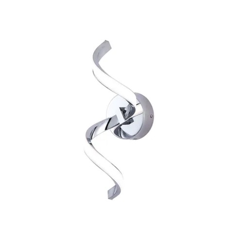Evelin applique moderno LED, alluminio, 700LM, cromo, Novecento