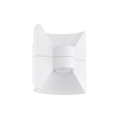 Applique-esterno-LED-integrato-eglo-Redondo-bianco