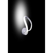 Applique moderno India LED metallo, bianco Novecento