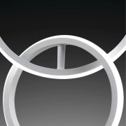 Kara applique LED integrato, metallo bianco dettaglio