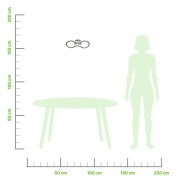 Giorgia plafoniera moderna LED integrato, metallo, argento Novecento dimensioni