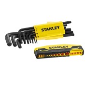 Set chiavi maschio esagonale a testa sferica 9pz Stanley 0-89-904