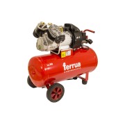 Compressore-aria-bicilindrico-a-V-50L-HP3-Ferrua-VDC-50-CM3