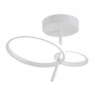 Kara plafoniera LED integrato, alluminio, 1600LM, bianco, Novecento 2