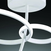 Kara plafoniera LED integrato, alluminio, 1600LM, bianco, Novecento