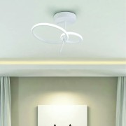 Kara plafoniera LED integrato, alluminio, 1600LM, bianco, Novecento