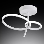 Kara plafoniera LED integrato, alluminio, 1600LM, bianco, Novecento