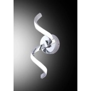 Evelin applique moderno LED, alluminio, 550LM, cromo, Novecento