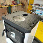 Stufa a legna Nova forno Bianco La Nordica top