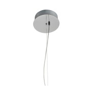 Roxie lampadario LED integrato, cromo, alluminio, 3120LM, Novecento