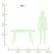 Roxie plafoniera LED, cromo, alluminio, 2300 LM, Novecento