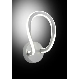 Giorgia applique moderno LED, metallo, 690 LM, argento, Novecento 2