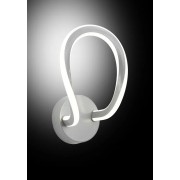 Giorgia applique moderno LED, metallo, 690 LM, argento, Novecento