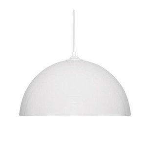 Lampadario Calotta in metallo bianco, E27, Ø 33 cm, Novecento 2