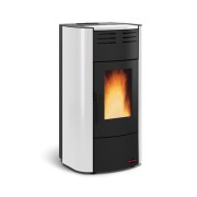 Stufa a pellet ventilata bianco Raffaella Idro H15 18,1 kW LaNordica Extraflame 1285101