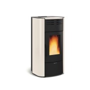 Stufa a pellet ventilata avorio Raffaella Idro H18 21,7 kW LaNordica Extraflame 1285150