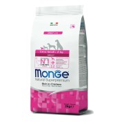 Monge Natural Superpremium Extra Small Adult ricco di pollo 3kg