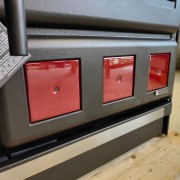 Termostufa cucina a legna TermoRosa XXL DSA 4.0 Nero La Nordica