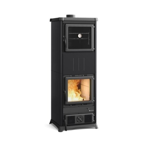 Stufa a legna Nova forno Steel Antracite La Nordica