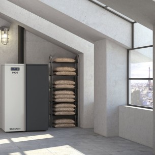 Caldaia a pellet idro PK30 30 kW LaNordica Extraflame 1202900 2