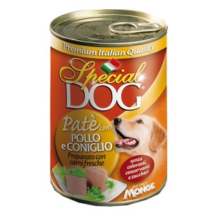 Special Dog All breeds Adult patè con pollo e coniglio 400g