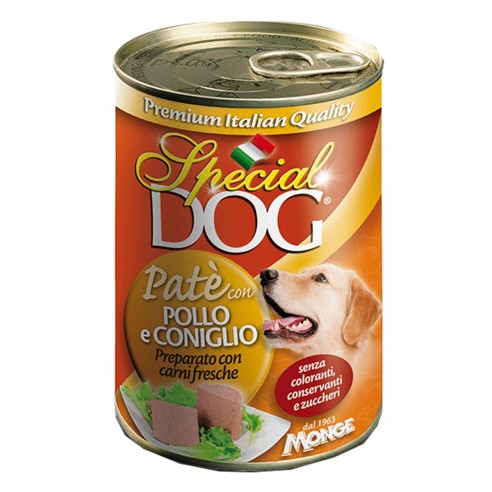 Special Dog All breeds Adult patè con pollo e coniglio 400g