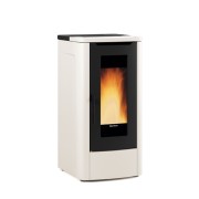 Stufa a pellet bianco Teorema 5.0 Extraflame