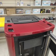 Stufa a pellet bordeaux Teorema 5.0 Extraflame top