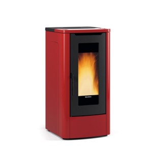 Stufa a pellet bordeaux Teorema 5.0 Plus Extraflame