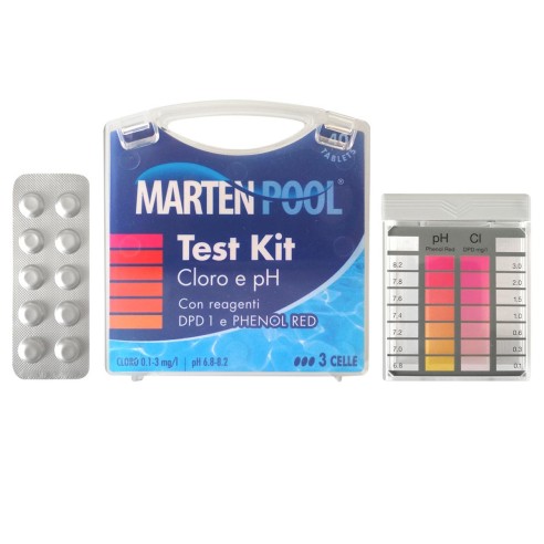 Pool-tester-Cloro-e-pH-con-reagenti-in-pastiglie-Marten-TK3001