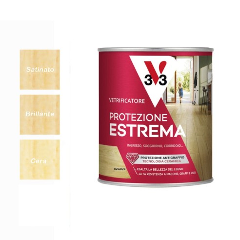 Vetrificatore protezione estrema antigraffio tecnologia ceramica 750 ml V33 incolore