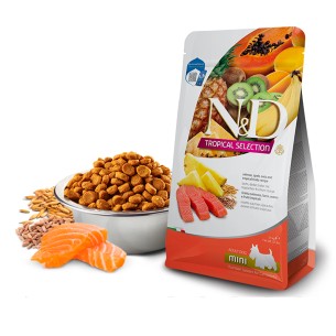 Farmina N&D Tropical dog Adult Mini salmone 1,5kg 2