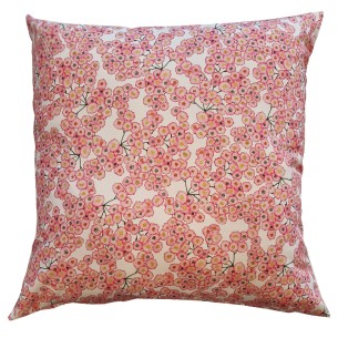 Cuscino arredo Giada floreale sfoderabile con zip 50x50 cm