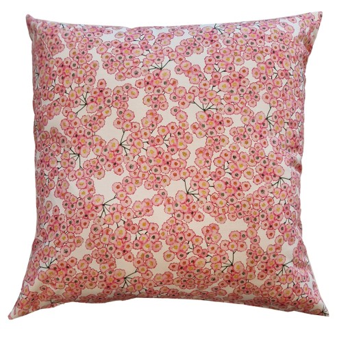 Cuscino arredo Giada floreale sfoderabile con zip 50x50 cm
