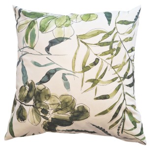 Cuscino arredo Arvid floreale sfoderabile con zip 50x50 cm