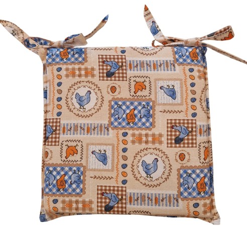 Cuscino per sedia sfoderabile Kiki 40x40cm 1pz Olibò