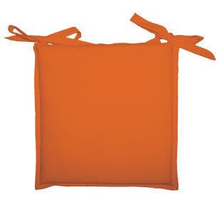 Cuscino per sedia sfoderabile Garda arancione 40x40cm Olibò